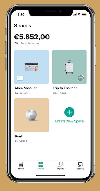 N26 App Screenshot - Budgets