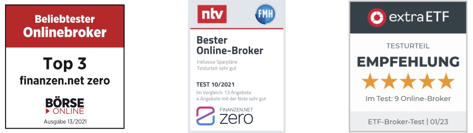 finanzen.net Zero Testsieger Logo